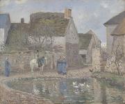 Camille Pissarro The Pond at Ennery oil painting